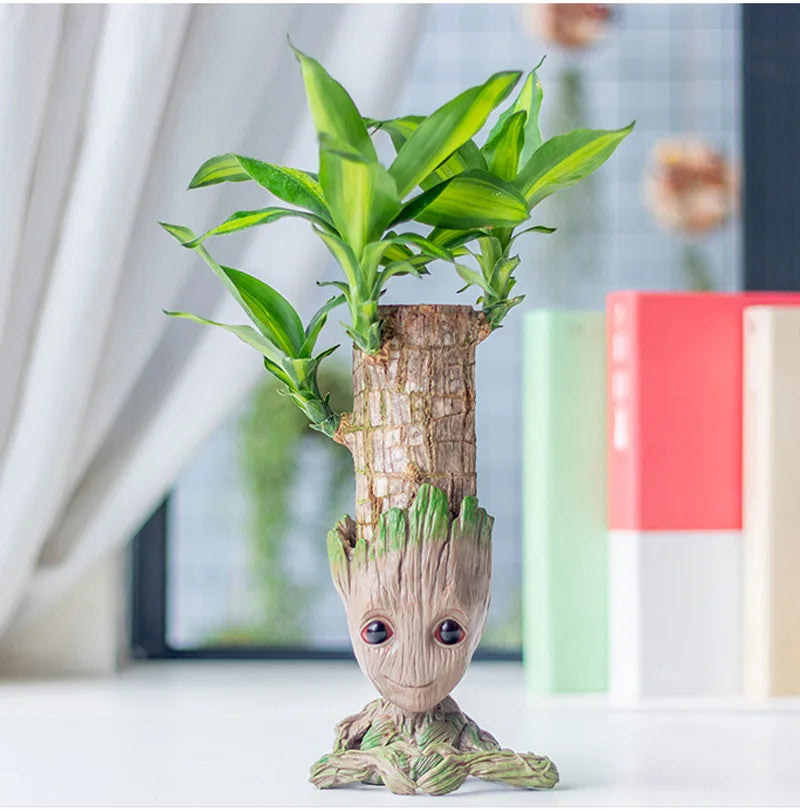 Tree Man Anime Vases Groot Flower Pots Garden Pots Planters Home Office Decoration Pen Holder Figurine Figure Ornament Gift