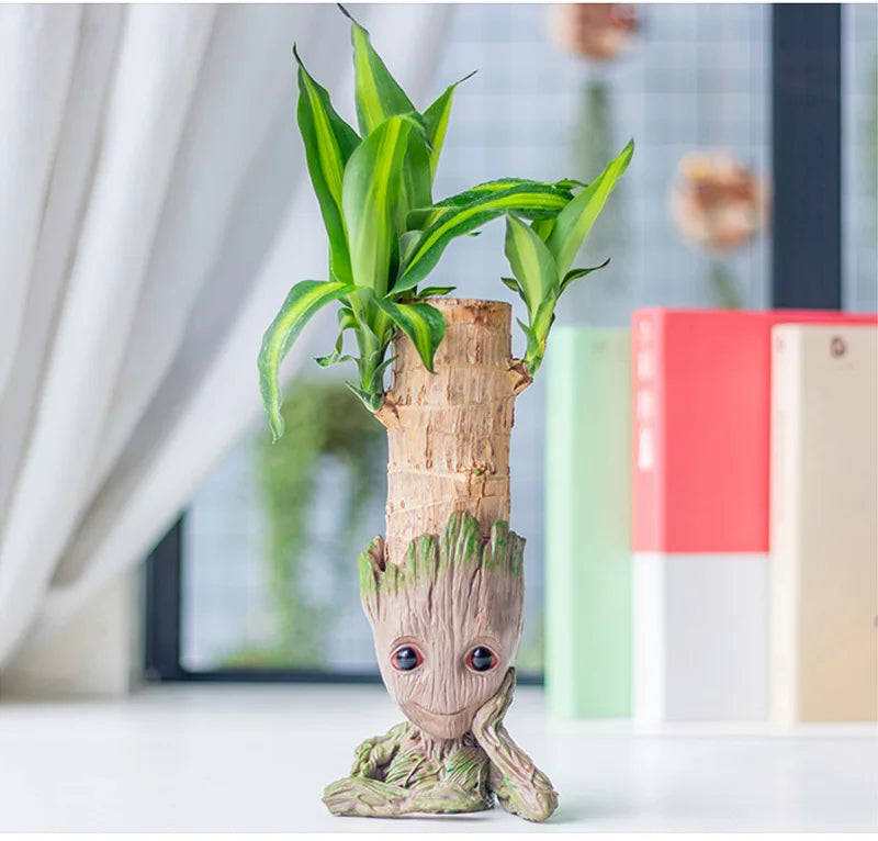 Tree Man Anime Vases Groot Flower Pots Garden Pots Planters Home Office Decoration Pen Holder Figurine Figure Ornament Gift