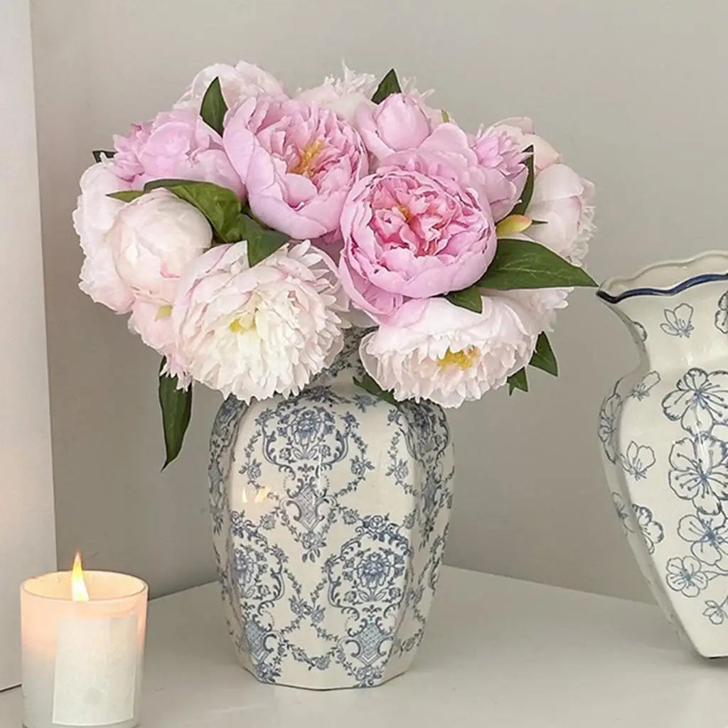 Ceramic Flower Vase Flower Arrangement Decoration Versatile Traditional For Decoration Living Room Flower Arrangement Porch