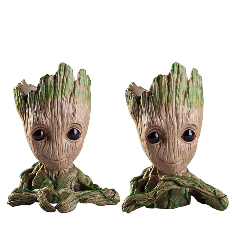 Tree Man Anime Vases Groot Flower Pots Garden Pots Planters Home Office Decoration Pen Holder Figurine Figure Ornament Gift