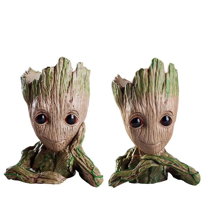 Tree Man Anime Vases Groot Flower Pots Garden Pots Planters Home Office Decoration Pen Holder Figurine Figure Ornament Gift