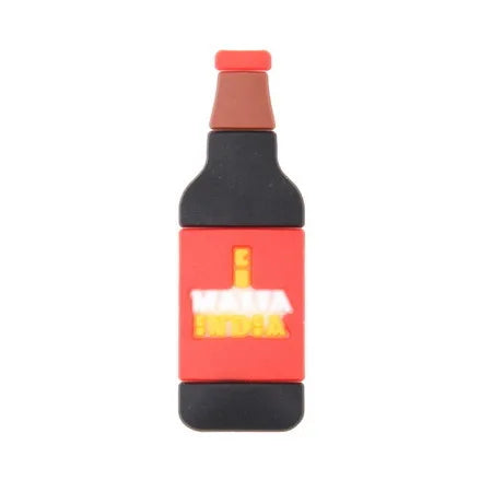 New Custom Wine bottles PVC Shoe Accessories Garden Shoe Decorations Fit For Girls Boys Adults Birthday Gifts