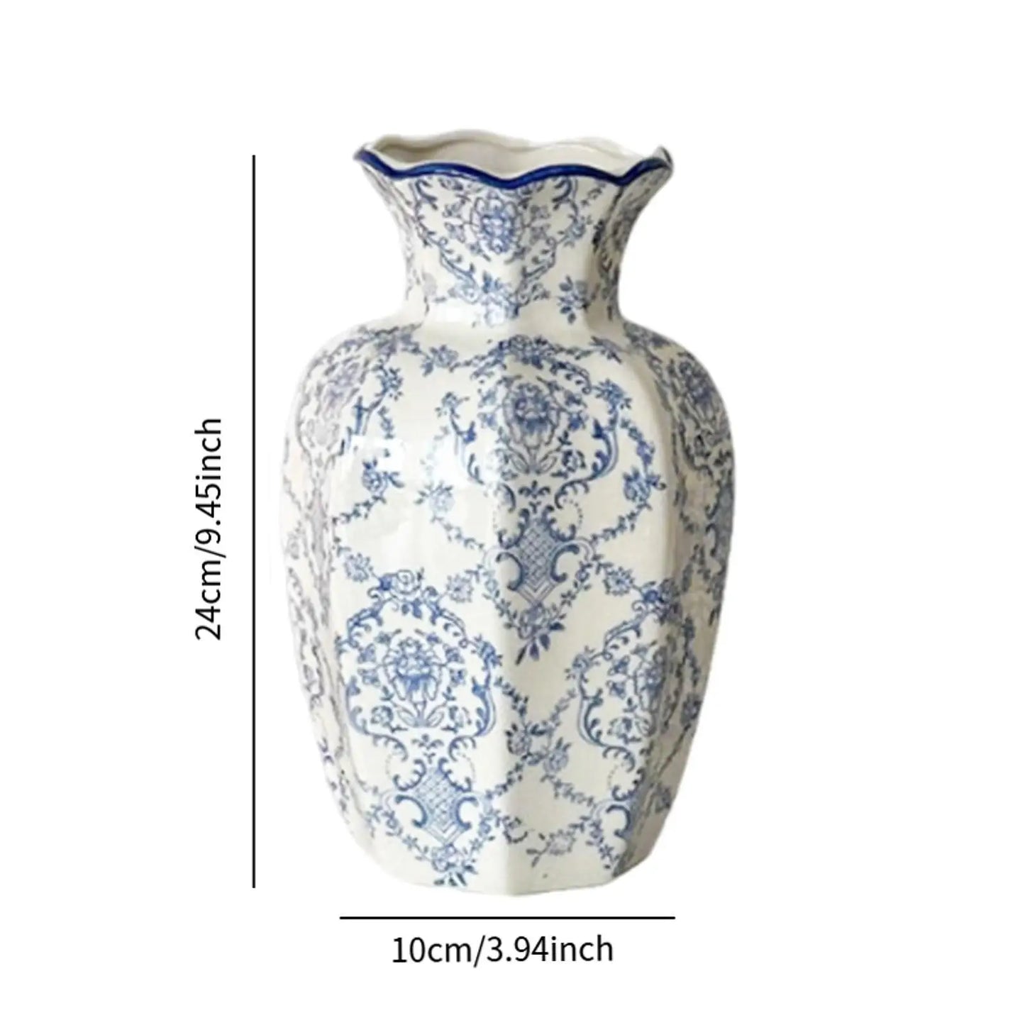 Ceramic Flower Vase Flower Arrangement Decoration Versatile Traditional For Decoration Living Room Flower Arrangement Porch