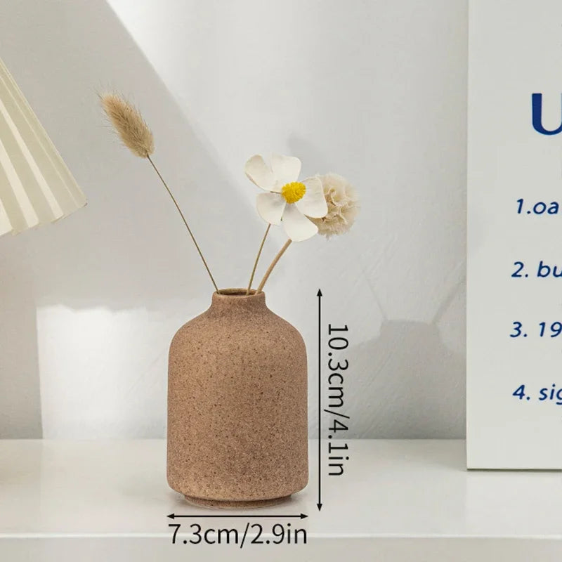 Ceramic Vase White Flower Pot Nordic Decorative Vase Dry Flower Vases for Home Living Room Desktop Decor ваза для цве