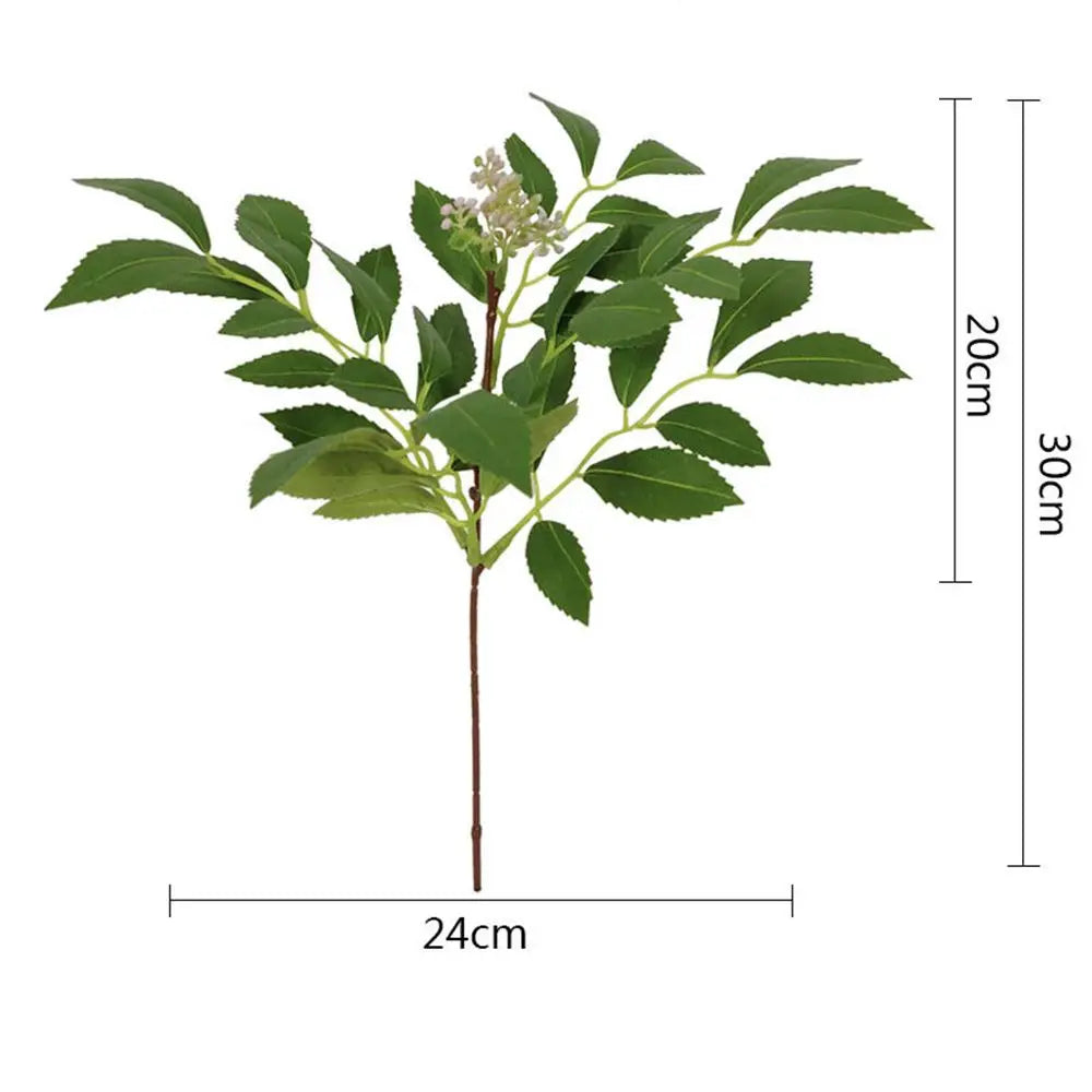 1/10PCS Artificial Plant Eucalyptus Leaves Greenery Stems With Flower Fake Plants Gift Home Decor Wedding Party Wedding Ornament