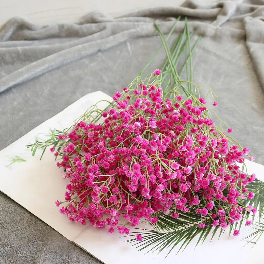 1 Bunch Artificial Flowers Fake Silk Gypsophila DIY Floral Bouquets Flower For Handmade Wedding Party Home Decor