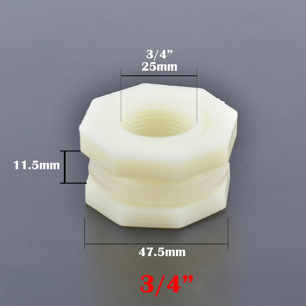 1pc 1/2 3/4" Plastic Male Thread Water Faucet Fish Tank Tap Adapter Assembly Drainage Faucet Aquarium Valve Garden Accessories