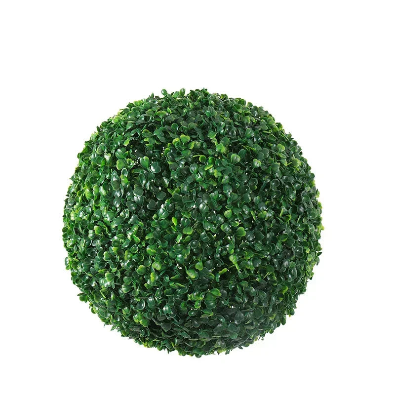 10-48cm artificial green plant grass ball simulated boxwood decorative ball balcony courtyard garden wedding home decoration