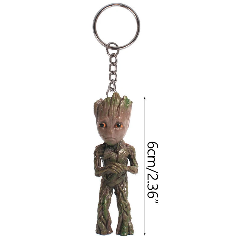 Modern Groot Flower Vase Cartoon Art Vases Flower Arrangement Home Living Room Decoration Simulation Plants Flower Pots Crafts