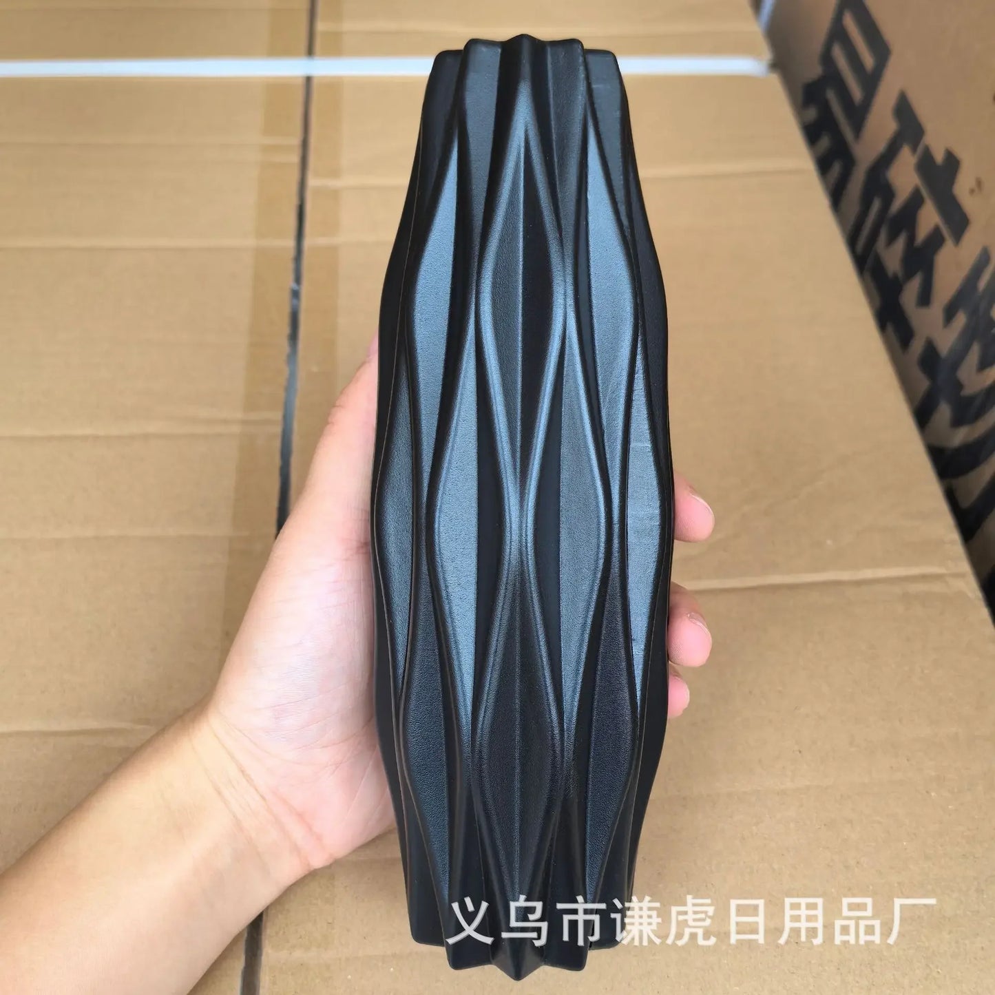 Modern Flower Vase Plastic Vases for Flowers White Pink Plastic Vase Flower Pot Basket Nordic Home Living Room Decoration