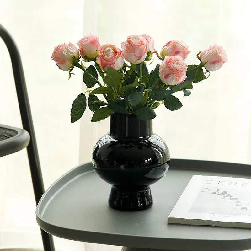 Nordic Glass Flower Vase Hydroponic Pot Vase Decoration Glass Vases Pot for Flowers Table Decoration Desk Home Ornament 유리화병