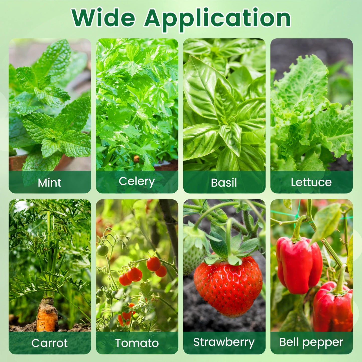50 Pack Seed Grow Sponges Hydroponics Starter Replacement Root Growth Sponges Gardening Pod Garden Planting Accessories