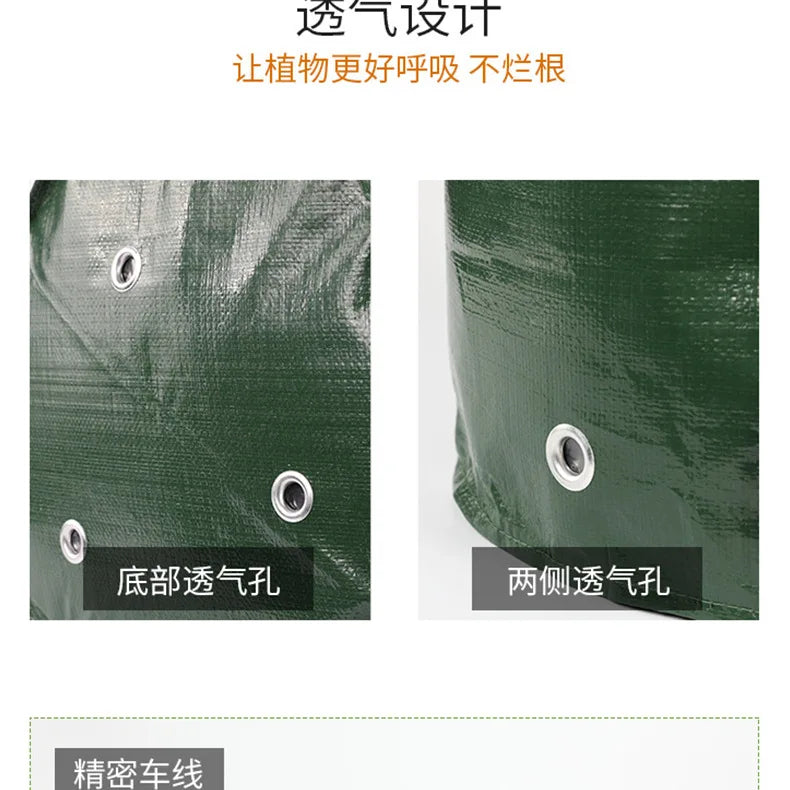 12 Gallons DIY Potato Planter Planting Container Bag Vegetable Gardening Jardineria Thicken Garden Pot Planting Grow Bag