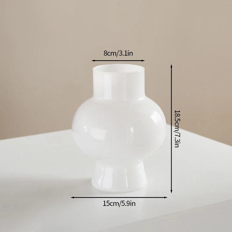 Nordic Glass Flower Vase Hydroponic Pot Vase Decoration Glass Vases Pot for Flowers Table Decoration Desk Home Ornament 유리화병