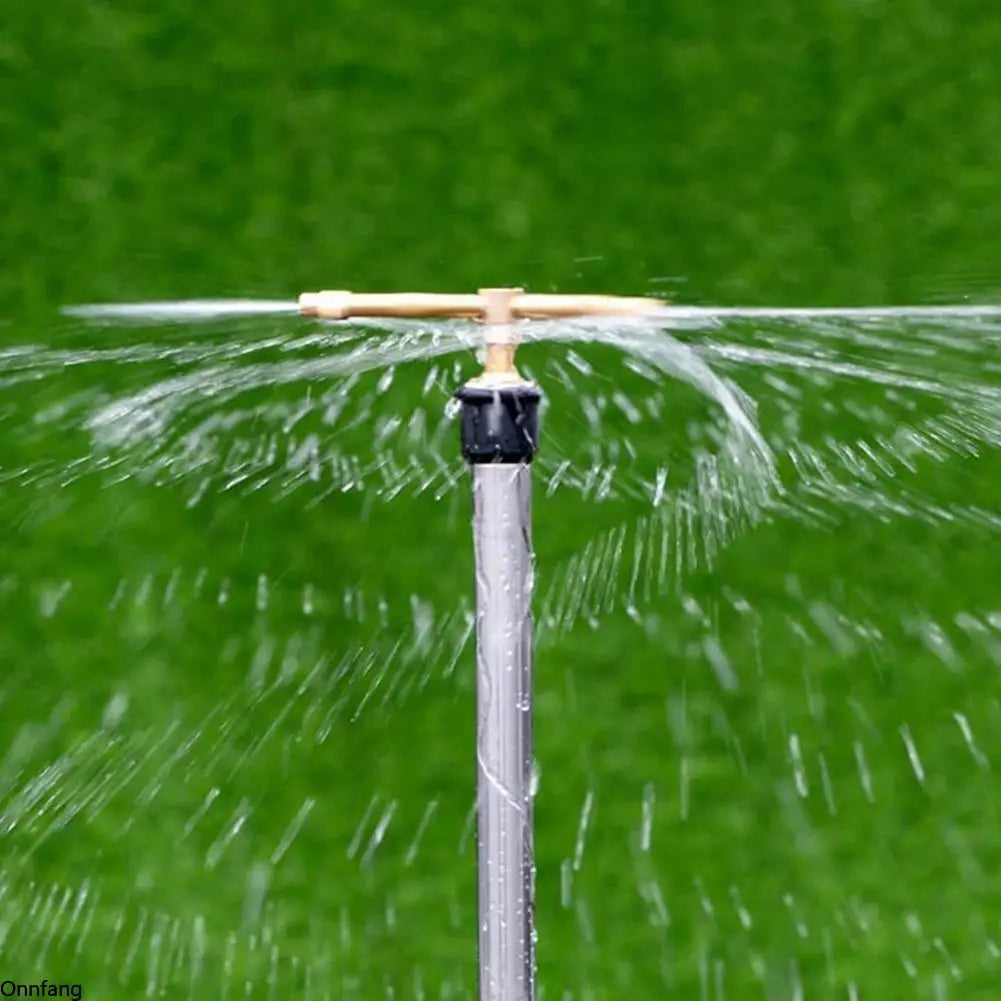 2/3/4 Arm Automatic Rotary Sprayer 360 Degree Rotation Brass Lawn Irrigation Sprinkler Heads Garden Accessories Watering Nozzle