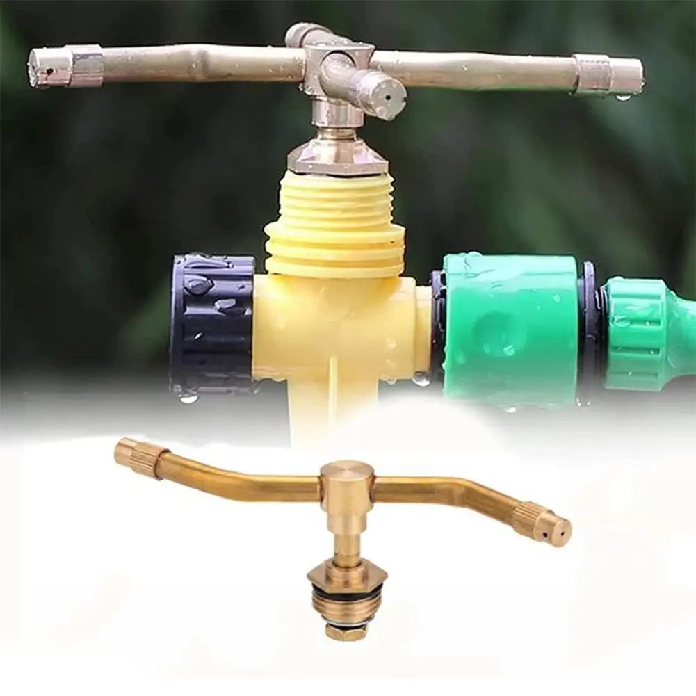 2/3/4 Arm Automatic Rotary Sprayer 360 Degree Rotation Brass Lawn Irrigation Sprinkler Heads Garden Accessories Watering Nozzle