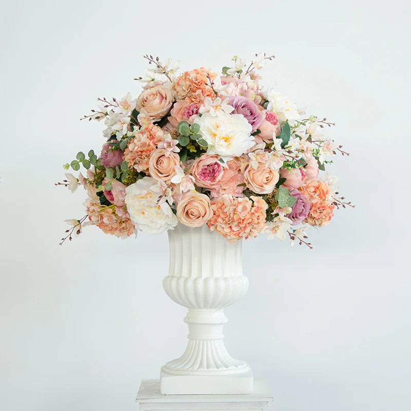 30/40/55cm artificial table decoration flower ball silk Roman flower pot wedding decoration guide road photography flower row