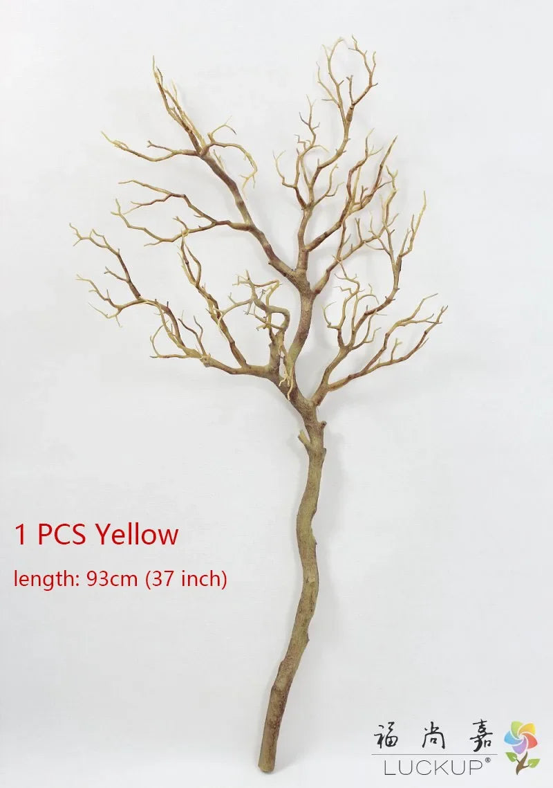 1 PCS 70cm or 90cm Artificial Plant Green Blue White Plastic small Tree Dried Branch Plant Wedding Decoration home dec F322