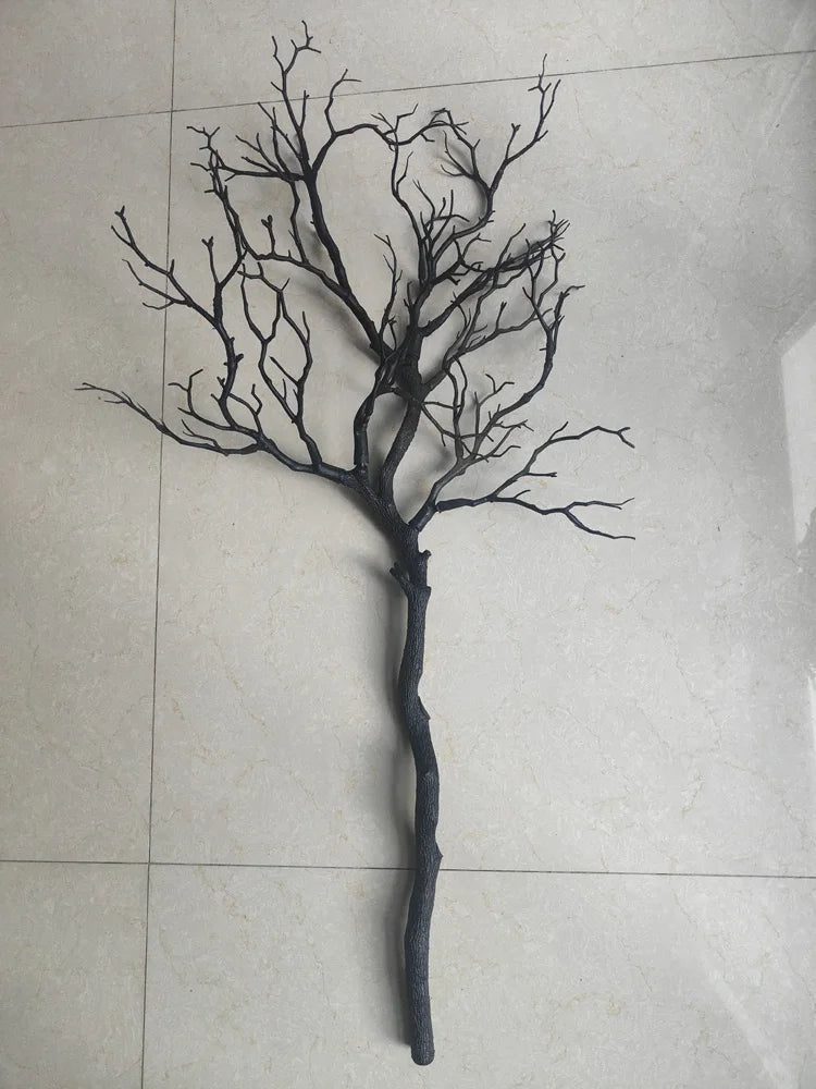 1 PCS 70cm or 90cm Artificial Plant Green Blue White Plastic small Tree Dried Branch Plant Wedding Decoration home dec F322