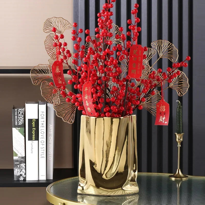 Creative Flower Pots Large Silver Ceramic Flower Cachepot Vase Planters Garden Succulent Plants Potted Modern Home Decoration