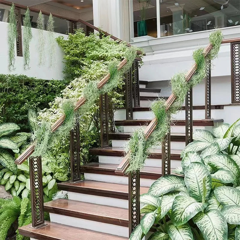 1/2/6Piece Artificial Vine Home Decor Artificial Ivy Leaf Garland Plants Vine Fake Foliage Flowers Creeper Green Ivy Wreath