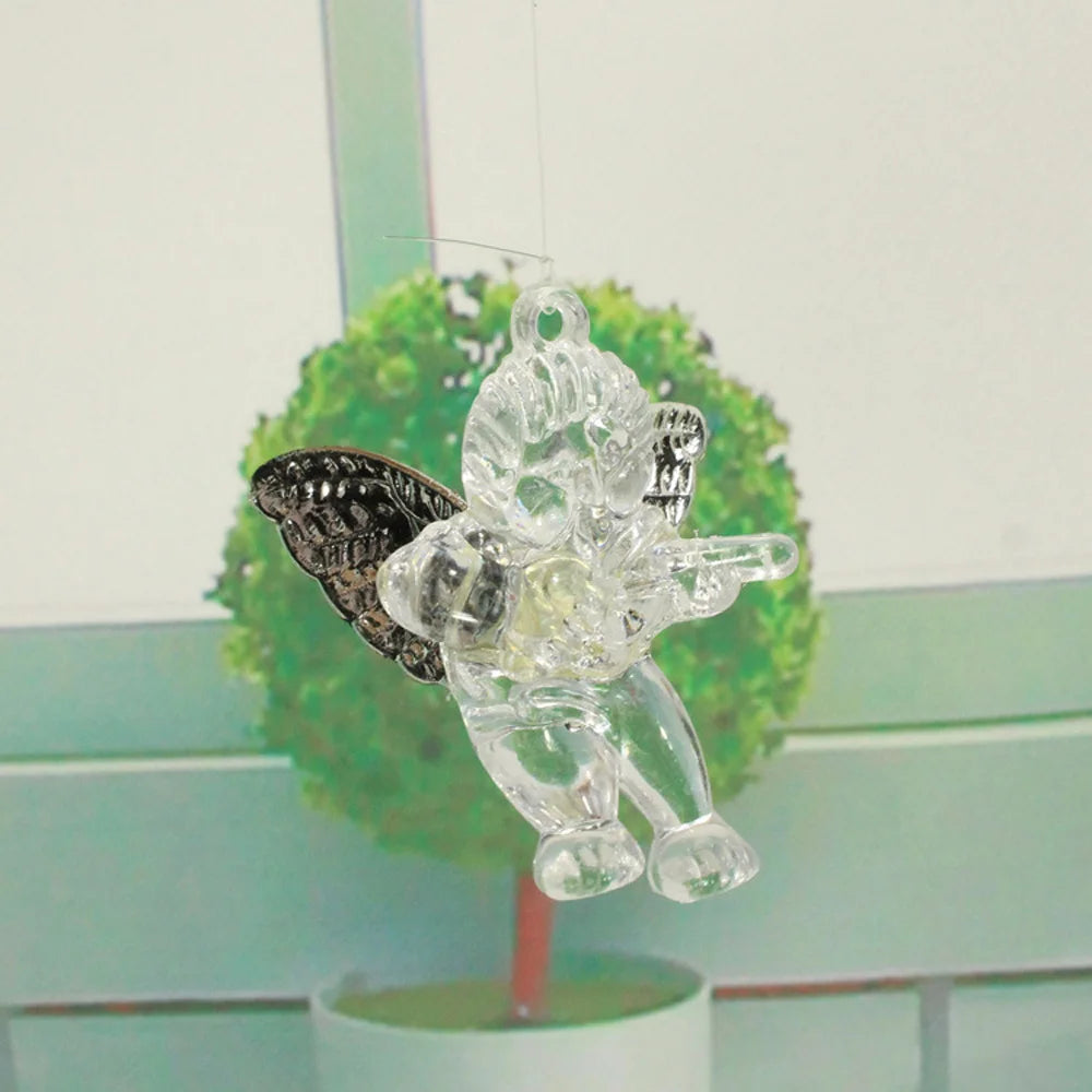 1pcs Wind Chime Angel Metal Aluminum Tubes Bell Home Garden Decoration Hanging Drop Home Garden Decor Windchime