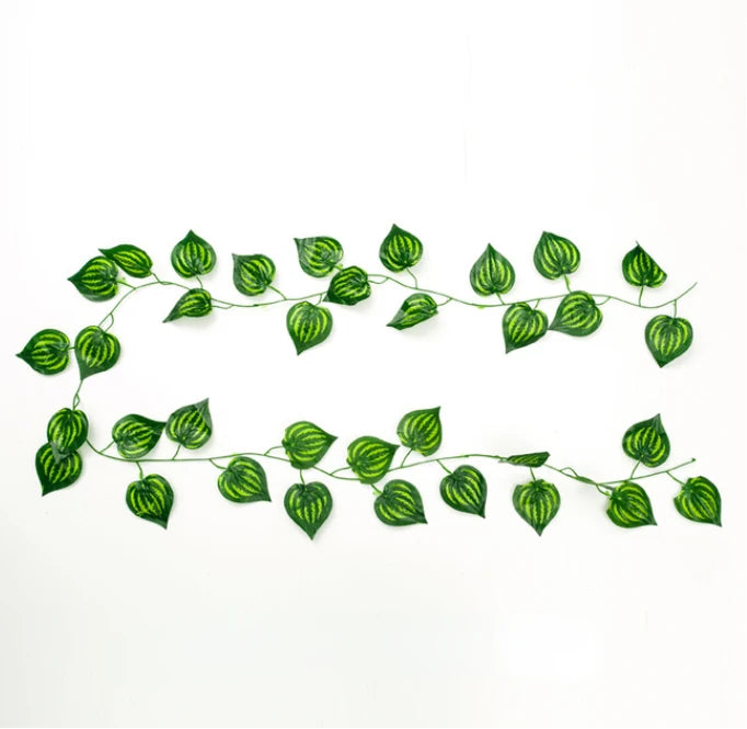 1/2/6Piece Artificial Vine Home Decor Artificial Ivy Leaf Garland Plants Vine Fake Foliage Flowers Creeper Green Ivy Wreath
