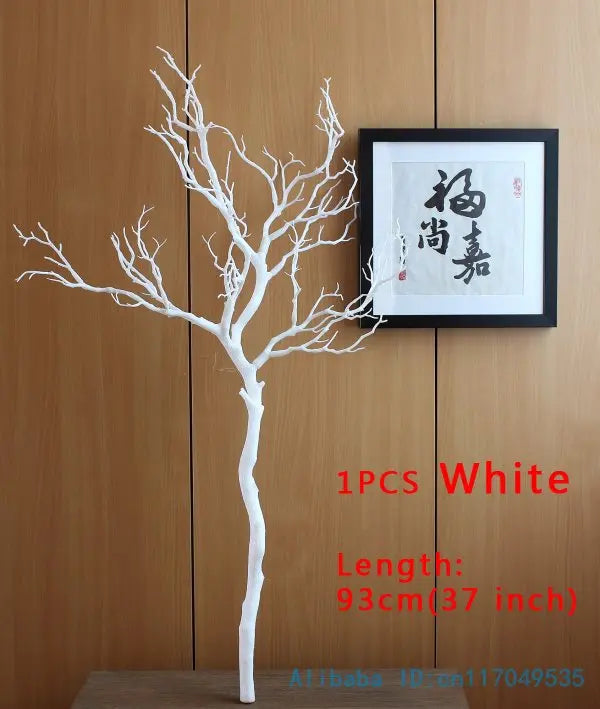 1 PCS 70cm or 90cm Artificial Plant Green Blue White Plastic small Tree Dried Branch Plant Wedding Decoration home dec F322