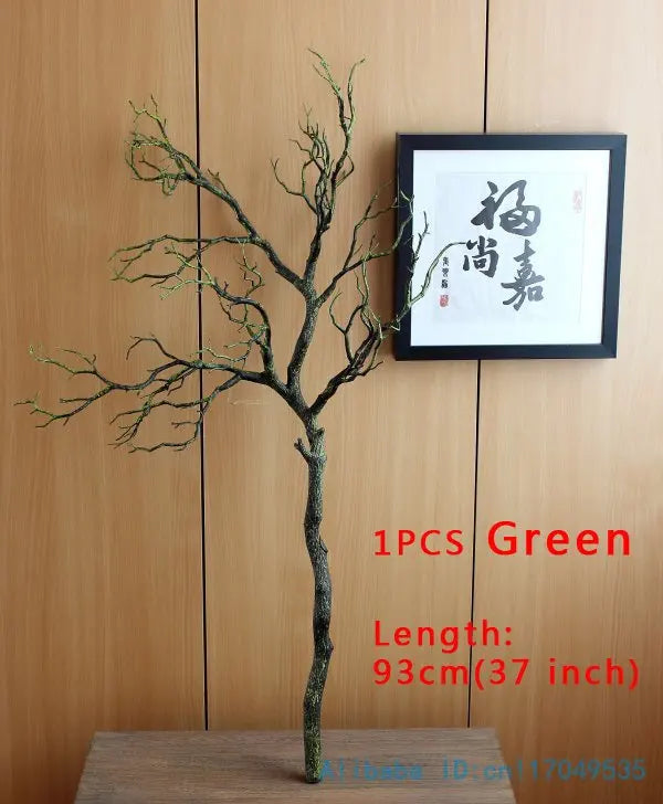 1 PCS 70cm or 90cm Artificial Plant Green Blue White Plastic small Tree Dried Branch Plant Wedding Decoration home dec F322