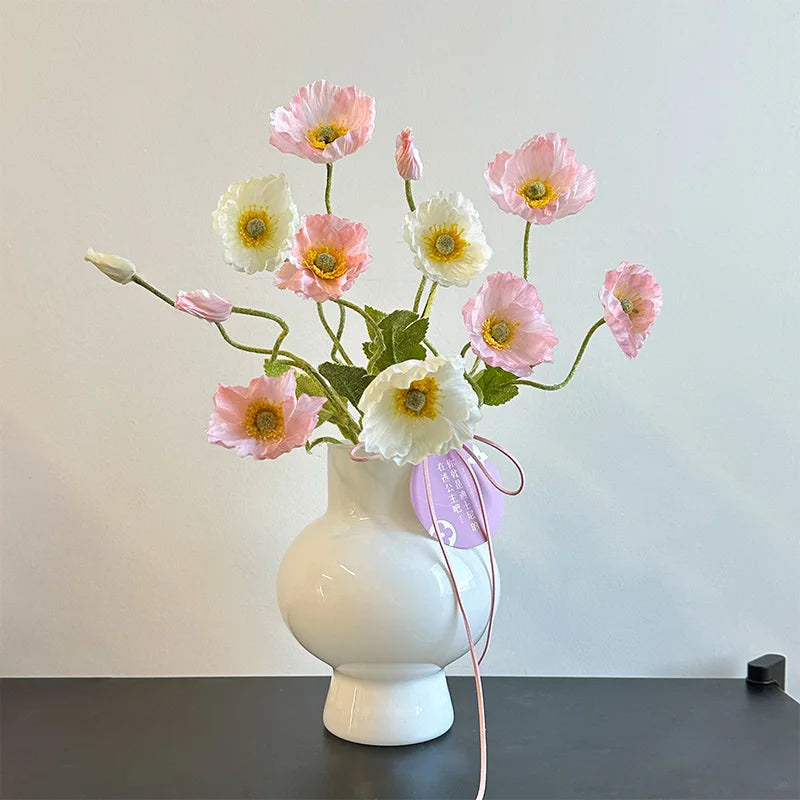 Nordic Glass Flower Vase Hydroponic Pot Vase Decoration Glass Vases Pot for Flowers Table Decoration Desk Home Ornament 유리화병