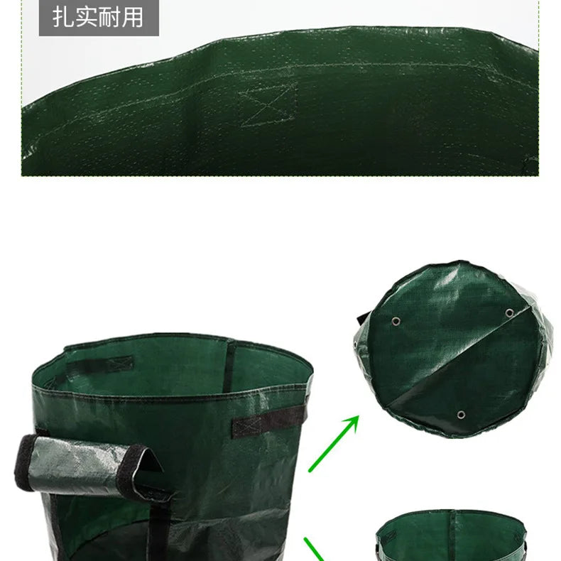 12 Gallons DIY Potato Planter Planting Container Bag Vegetable Gardening Jardineria Thicken Garden Pot Planting Grow Bag