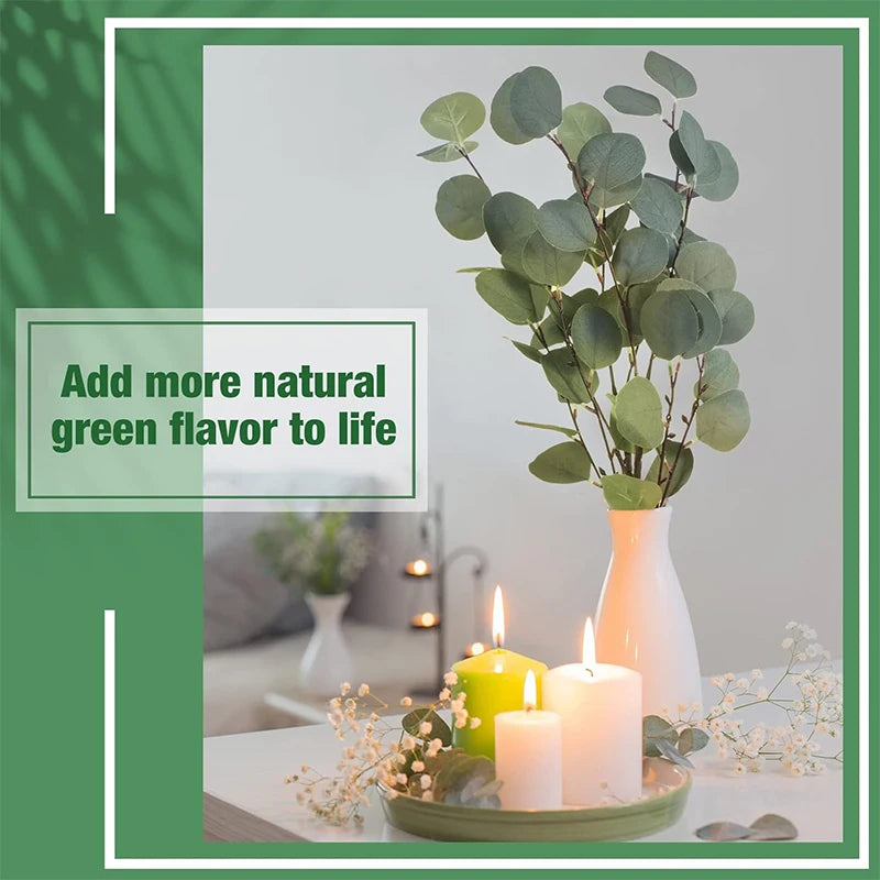 1/3Pcs Eucalyptus Artificial Plant Bouquet Green 78cm Fake Plant Stem for Home Garden Wedding Table Party Decoration Fake Plant