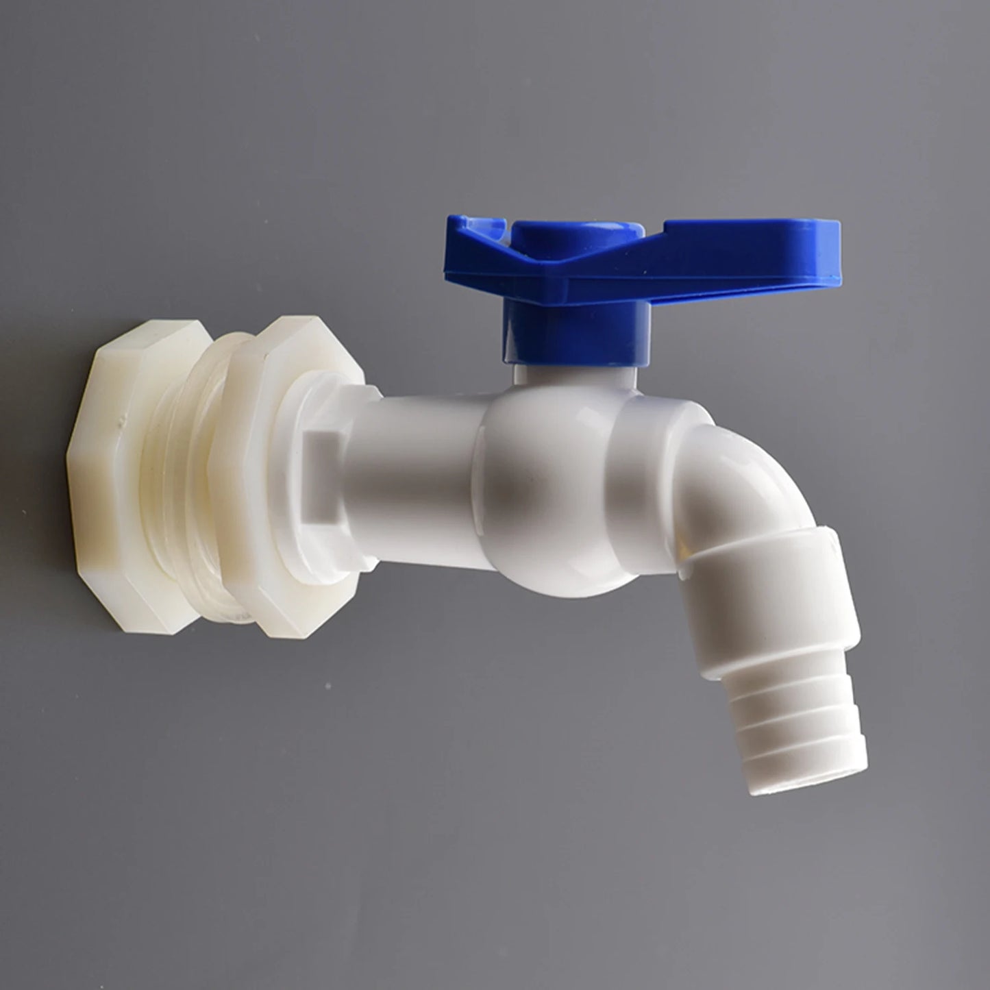 1pc 1/2 3/4" Plastic Male Thread Water Faucet Fish Tank Tap Adapter Assembly Drainage Faucet Aquarium Valve Garden Accessories