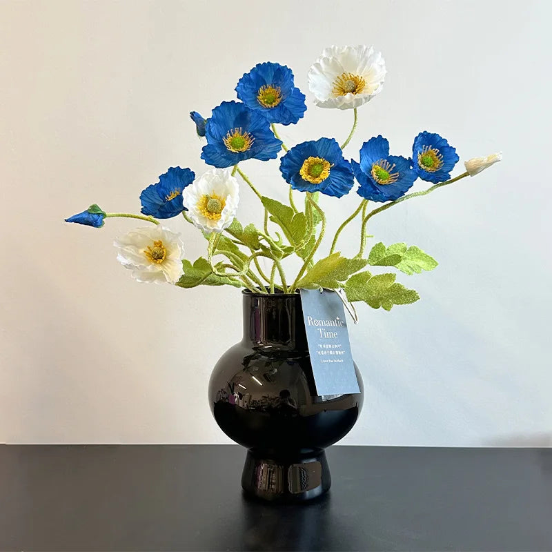 Nordic Glass Flower Vase Hydroponic Pot Vase Decoration Glass Vases Pot for Flowers Table Decoration Desk Home Ornament 유리화병