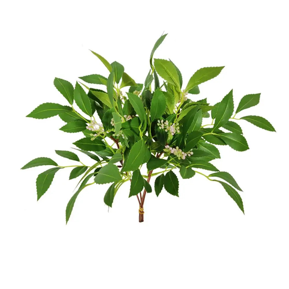 1/10PCS Artificial Plant Eucalyptus Leaves Greenery Stems With Flower Fake Plants Gift Home Decor Wedding Party Wedding Ornament
