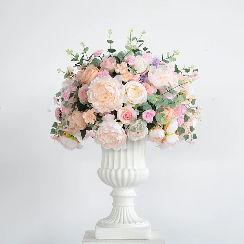 30/40/55cm artificial table decoration flower ball silk Roman flower pot wedding decoration guide road photography flower row