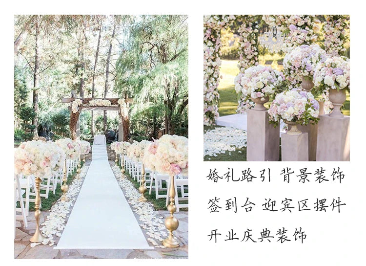 30/40/55cm artificial table decoration flower ball silk Roman flower pot wedding decoration guide road photography flower row