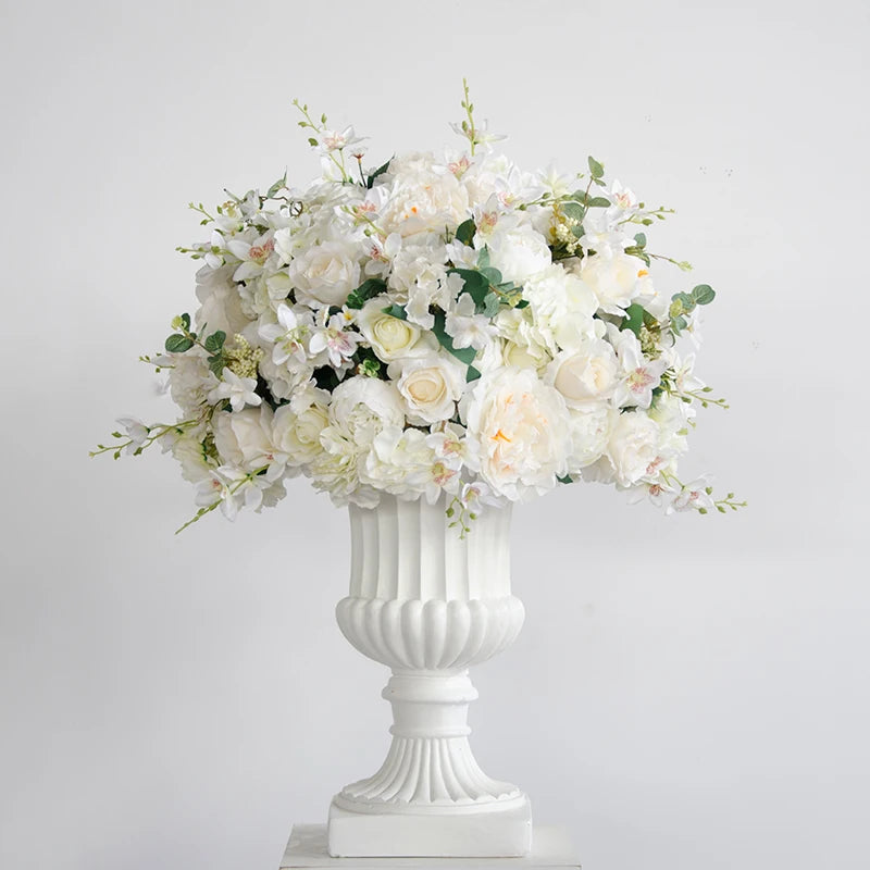 30/40/55cm artificial table decoration flower ball silk Roman flower pot wedding decoration guide road photography flower row