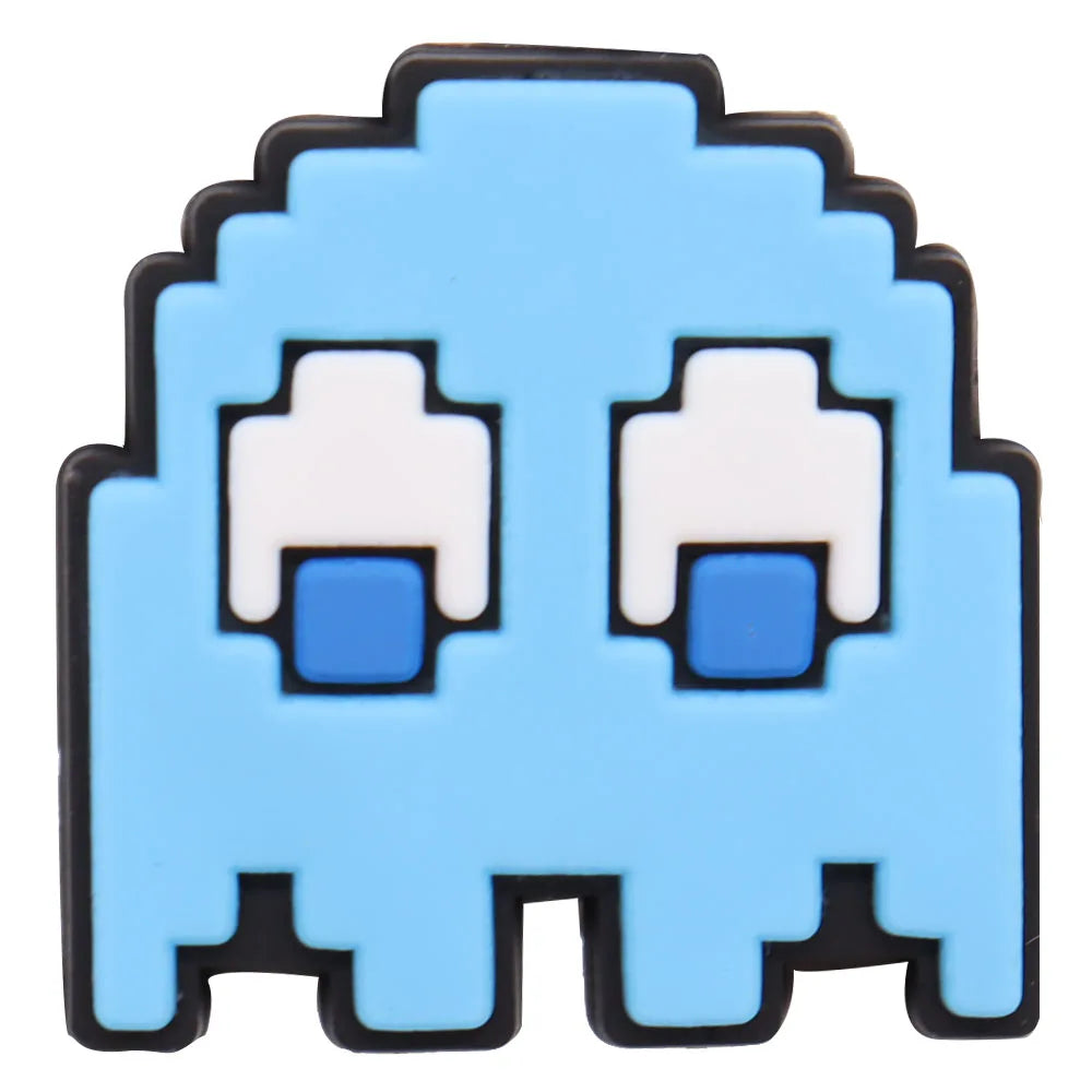 1Pcs Garden Shoe Accessories Cartoon Game Cute Little Monster PVC Shoes Charms Sandals Ornaments For Boys Girls Party Present
