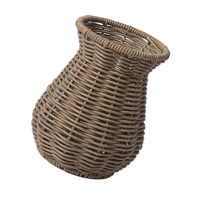 Decorative Rattan Vase Woven Decorative Table Vase for Dried Flower,Home and Office Durability and Waterproof Decors