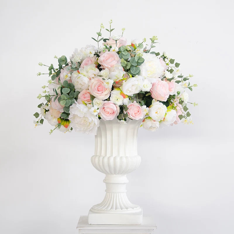 30/40/55cm artificial table decoration flower ball silk Roman flower pot wedding decoration guide road photography flower row
