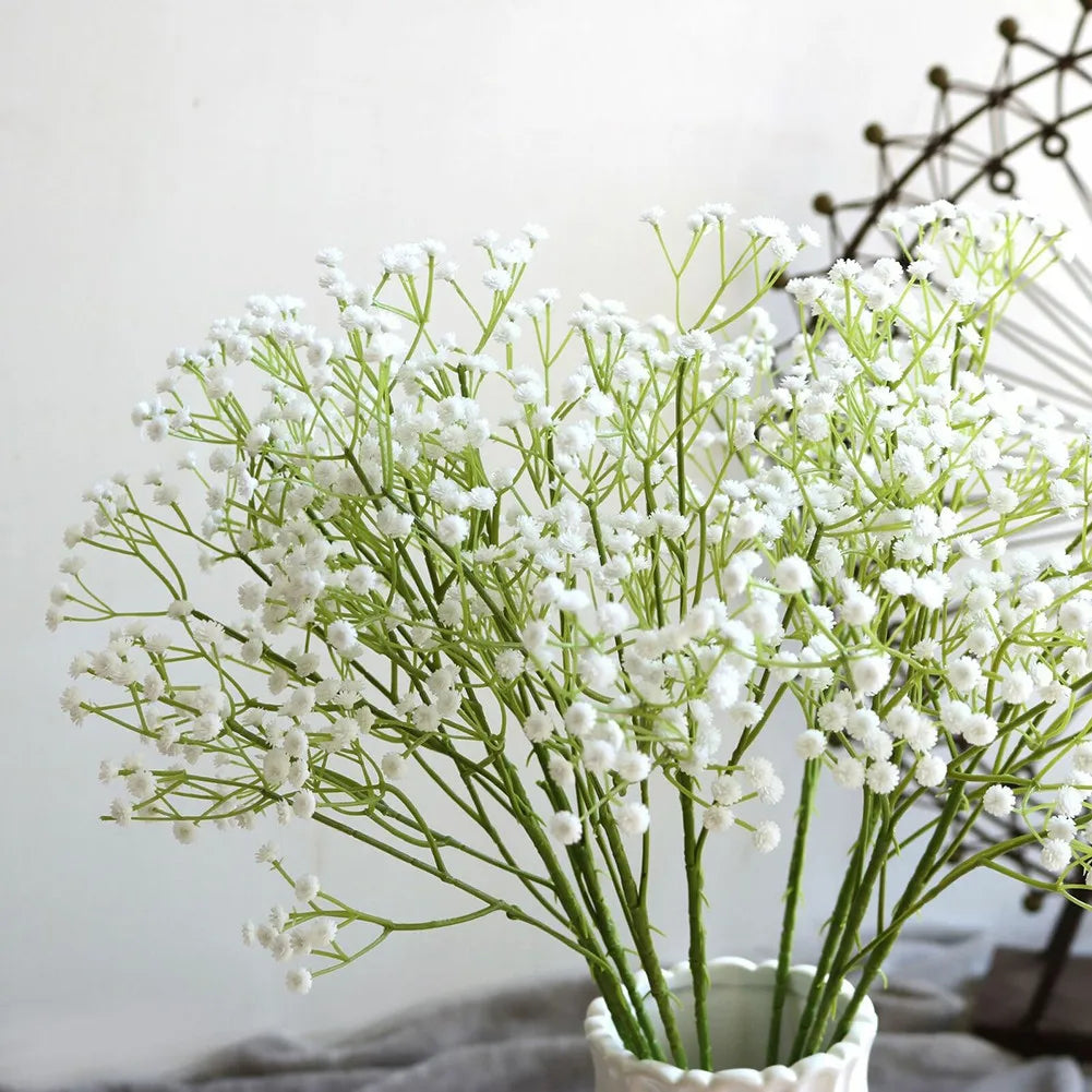 1 Bunch Artificial Flowers Fake Silk Gypsophila DIY Floral Bouquets Flower For Handmade Wedding Party Home Decor