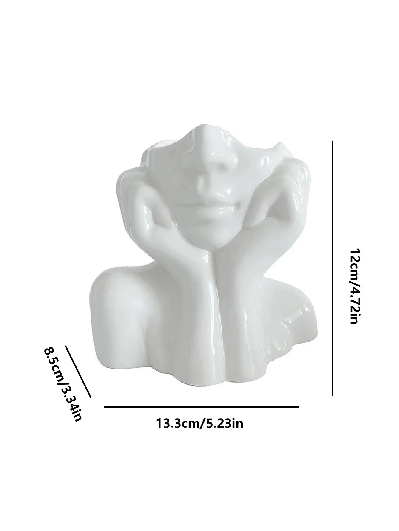 Home Resin Vase Gold White Black Human Body Shaping Art Flower Planter Personalized And Creative Decoration Handicrafts Ornament