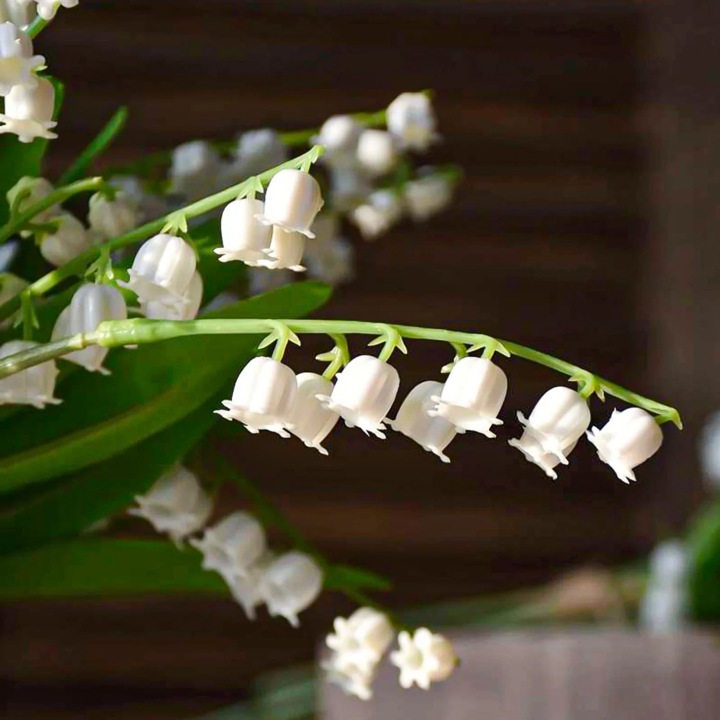 1/20pcs Artificial Flower Bellflower Simulated Lily Of The Valley Home Soft Decoration Wedding Valentine's Bouquet Green Plants