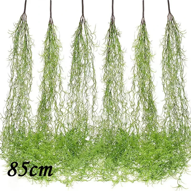 1/2/6Piece Artificial Vine Home Decor Artificial Ivy Leaf Garland Plants Vine Fake Foliage Flowers Creeper Green Ivy Wreath