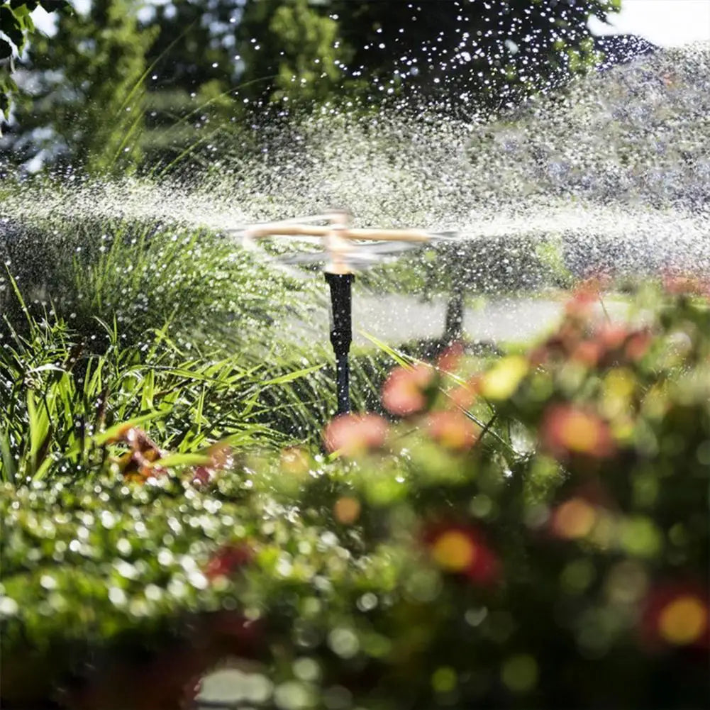 2/3/4 Arm Automatic Rotary Sprayer 360 Degree Rotation Brass Lawn Irrigation Sprinkler Heads Garden Accessories Watering Nozzle