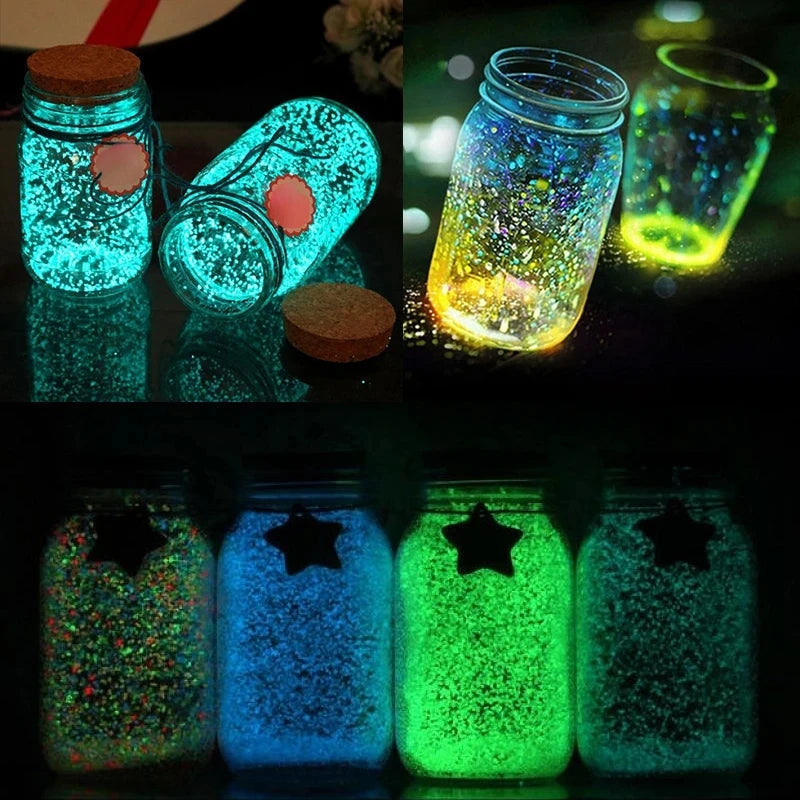 1000pcs Luminous Sand Glow In Dark Pebbles Stone Home Garden Outdoor Path Lawn Decoration Fish Tank Aquarium Decor 3-5mm