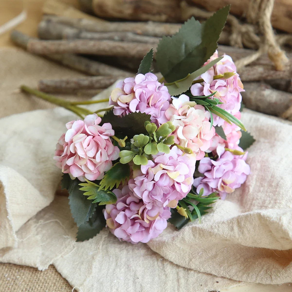 1 Bouquet purple Artificial Flowers Peony Tea Rose Autumn Silk Fake Flowers for DIY Living Room Home Garden Wedding Decoration
