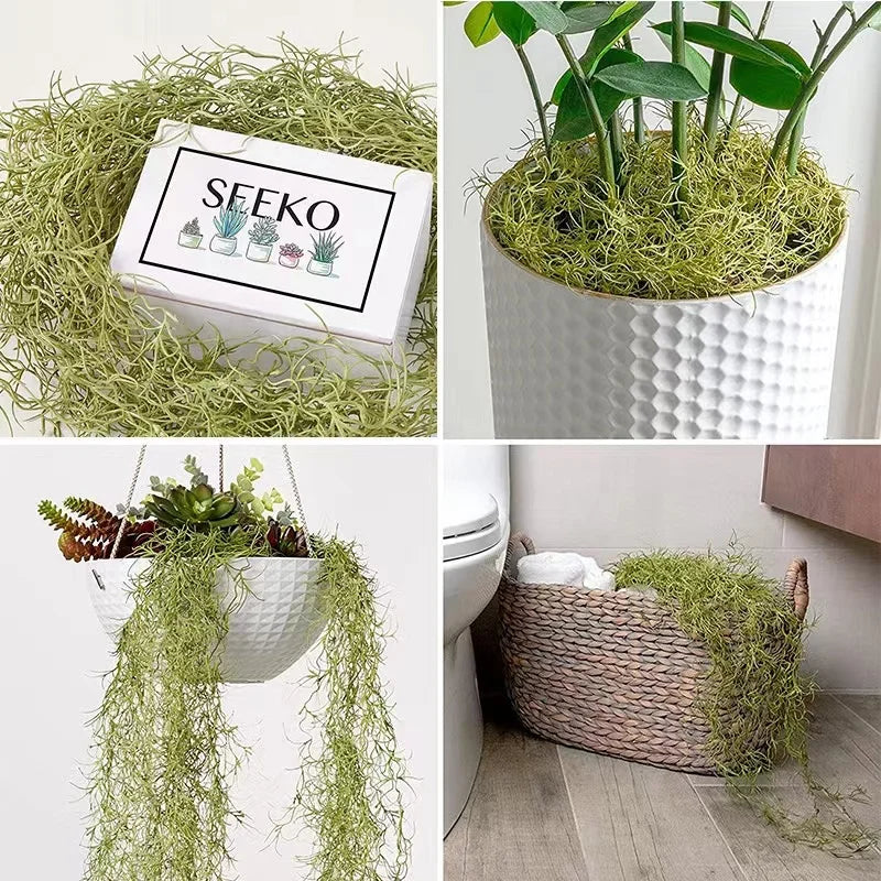 1/2/6Piece Artificial Vine Home Decor Artificial Ivy Leaf Garland Plants Vine Fake Foliage Flowers Creeper Green Ivy Wreath