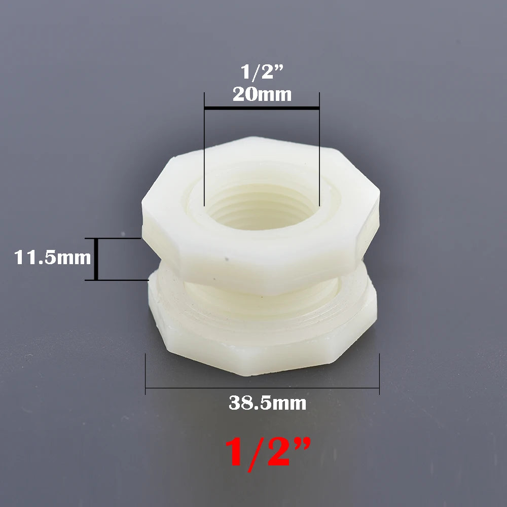 1pc 1/2 3/4" Plastic Male Thread Water Faucet Fish Tank Tap Adapter Assembly Drainage Faucet Aquarium Valve Garden Accessories
